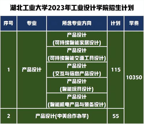 设计强校武汉工业大学招生590人,2023年艺术类专业录取分数线